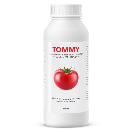 Tommy, biostimulator nemicrobian de tip PFC6, CMC1 cf. Reg. (CE) 1009/2019 pentru tomate, 500ml