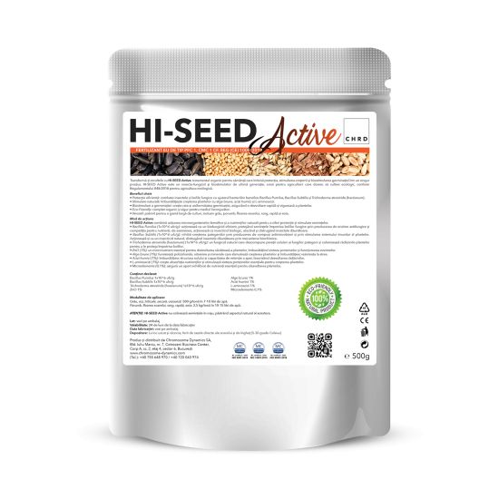 HI-SEED Active, insecto-fungicid si biostimulator de germinatie, 500 grame